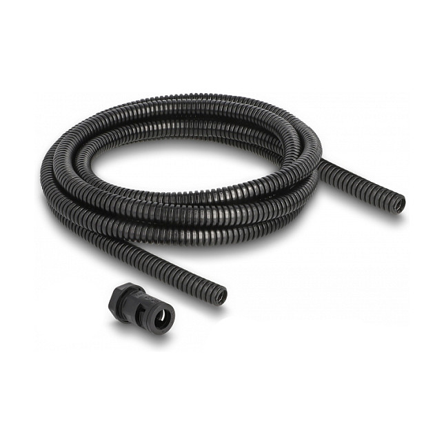 Set za zaštitu kabela DELOCK 2m x 10mm (s 2x PG7 uvodnice, crni)-0