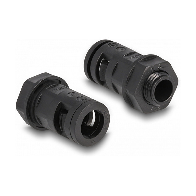 Set za zaštitu kabela DELOCK 2m x 10mm (s 2x PG7 uvodnice, crni)-1