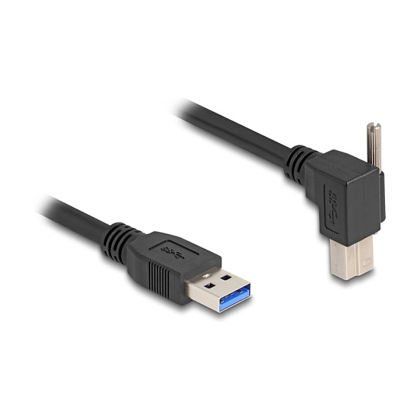 USB kabel DELOCK 80484 (USB-A na USB-B, 5 Gbps, 90° kutni s vijkom, 1 m)-2