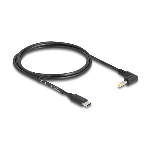 USB-C kabel za napajanje DELOCK 85665 (DC 4.0 x 1.7 mm, kutni, 1.5 m)-0