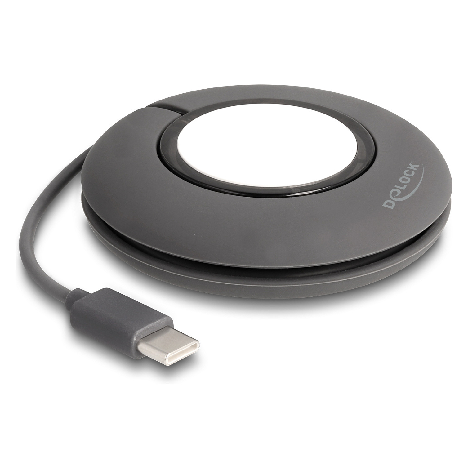 Punjač za pametni sat DELOCK USB-C za Apple Watch (1 m, magnetski, na uvlačenje)-0