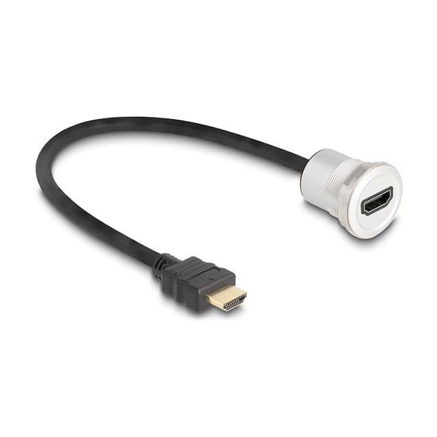 HDMI ugradbeni adapter DELOCK 88180 (8K 60Hz, 30cm, aluminijsko kućište)-0