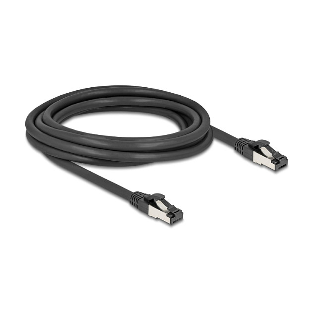 Mrežni kabel DELOCK Cat.8.1 S/FTP (3m, 40 Gbps, RJ45) crni-1