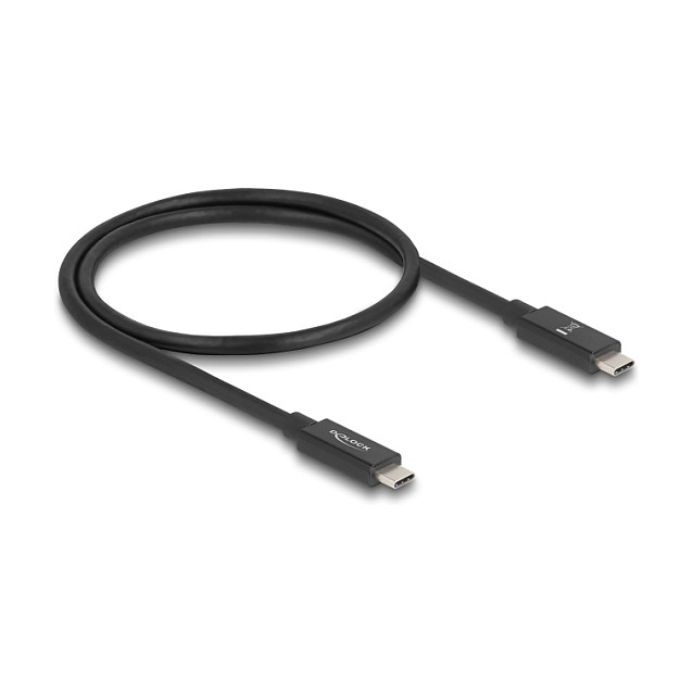 USB-C kabel DELOCK 81210 (USB4 80 Gbps, 16K 60 Hz, PD 3.1 240W, 0.5m)