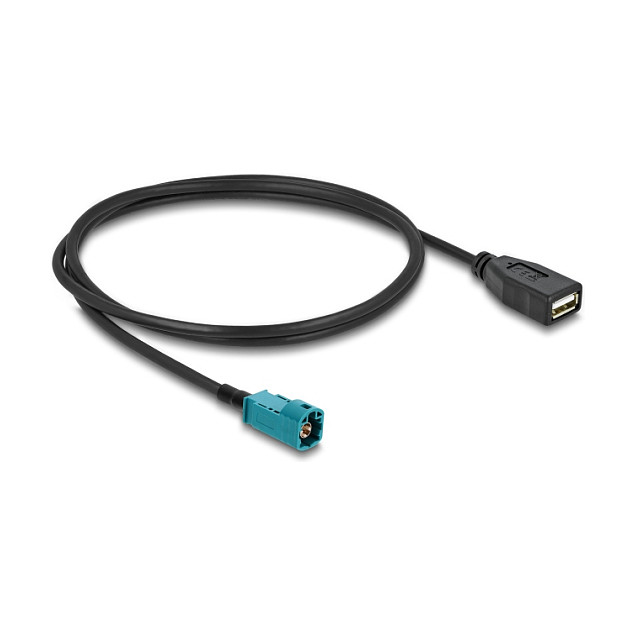 HSD kabel DELOCK HSD Z na USB 2.0 A ženski (1 m, 100 Ohm, Automotive)-0