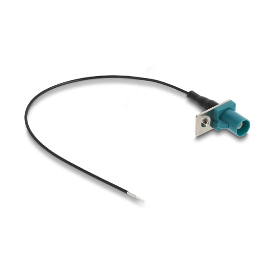 Antenski kabel DELOCK FAKRA Z na otvorene krajeve (20 cm, 1.13, 50 Ohm, rupa za montažu)-0