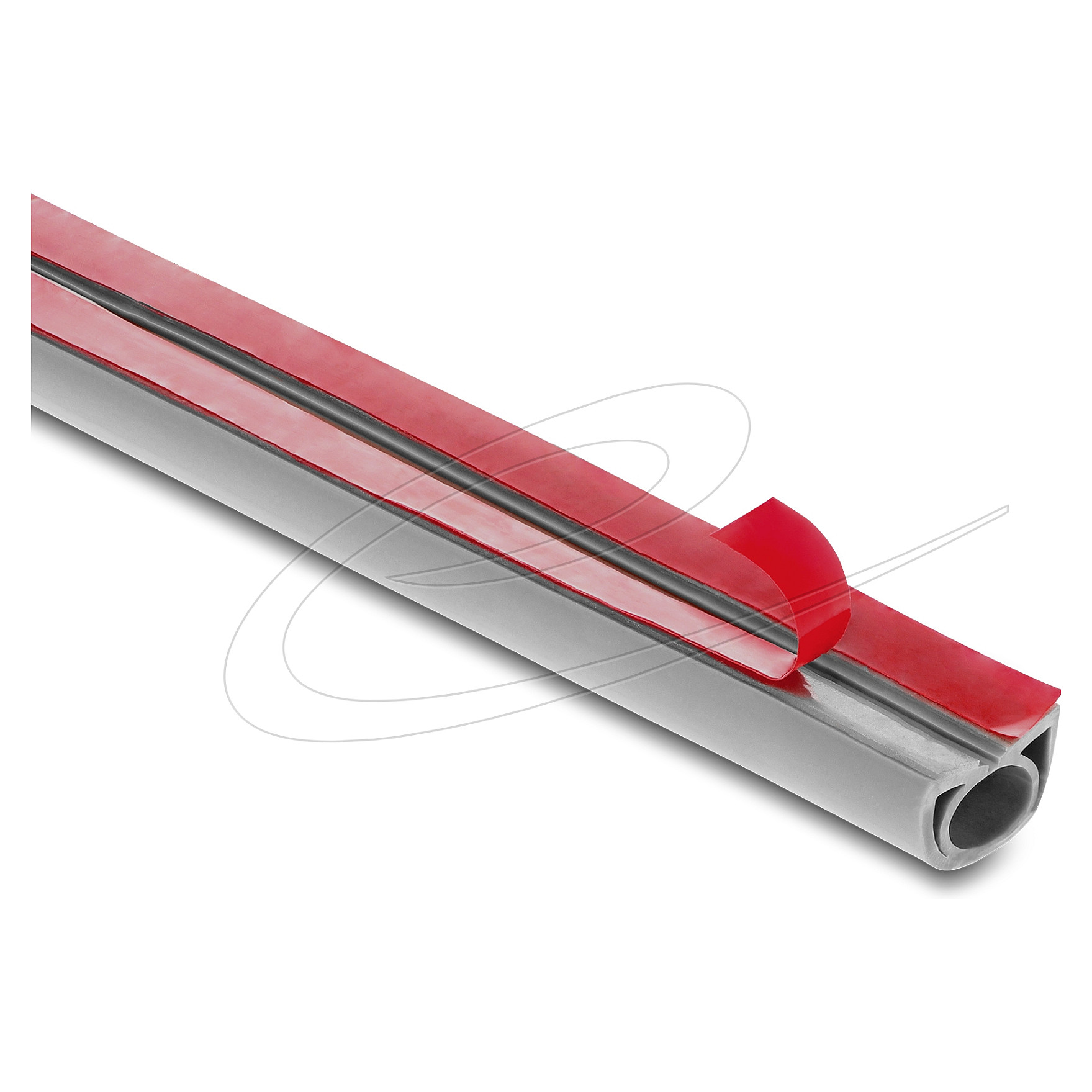 Kanalica za kablove DELOCK PVC fleksibilna 20 x 10 mm (2 m, siva)-1