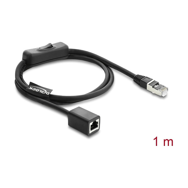 Mrežni kabel DELOCK RJ45 sa sklopkom Cat.6 F/UTP 1 m (81564)