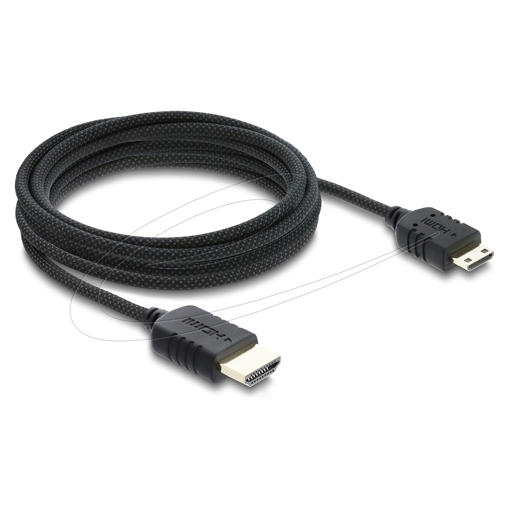 HDMI kabel DELOCK 81689 (HDMI na Mini HDMI, 8K 60Hz, 3m, pleteni)-0