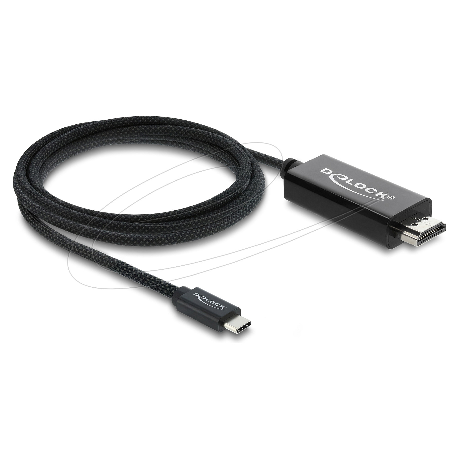 USB-C na HDMI kabel DELOCK 81704 (4K 60Hz, DP Alt Mode, pleteni, 2m)-0