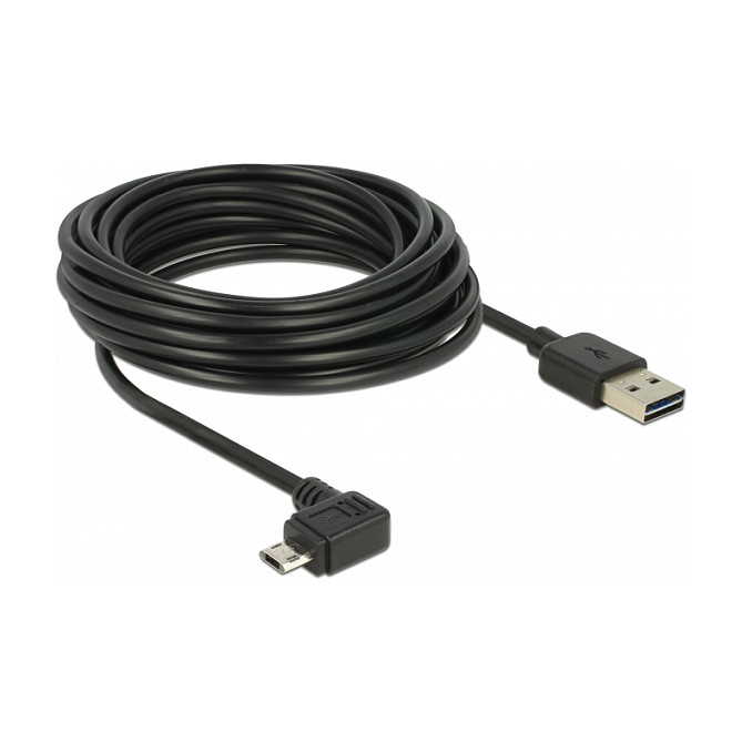 USB kabel DELOCK EASY-USB 2.0 A na Micro-B (kutni, 5m)-0