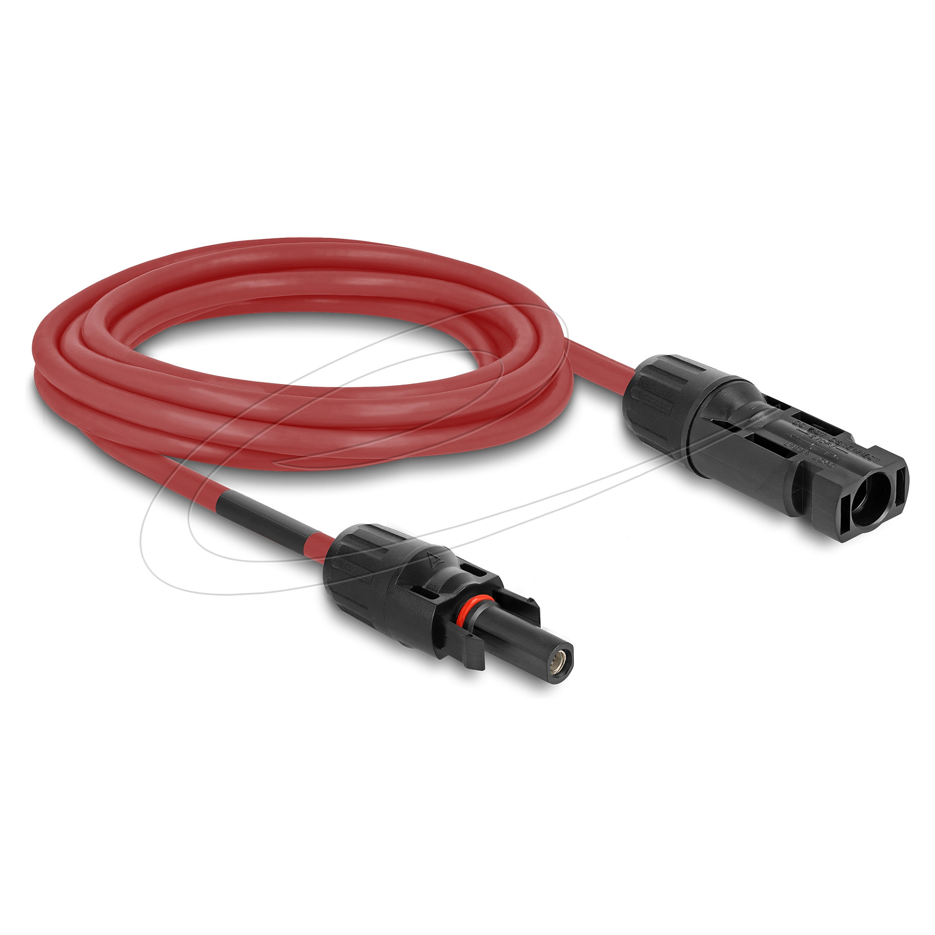 Solarni kabel DELOCK DL4 4mm² (muški na ženski, 3m, crveni, IP67)