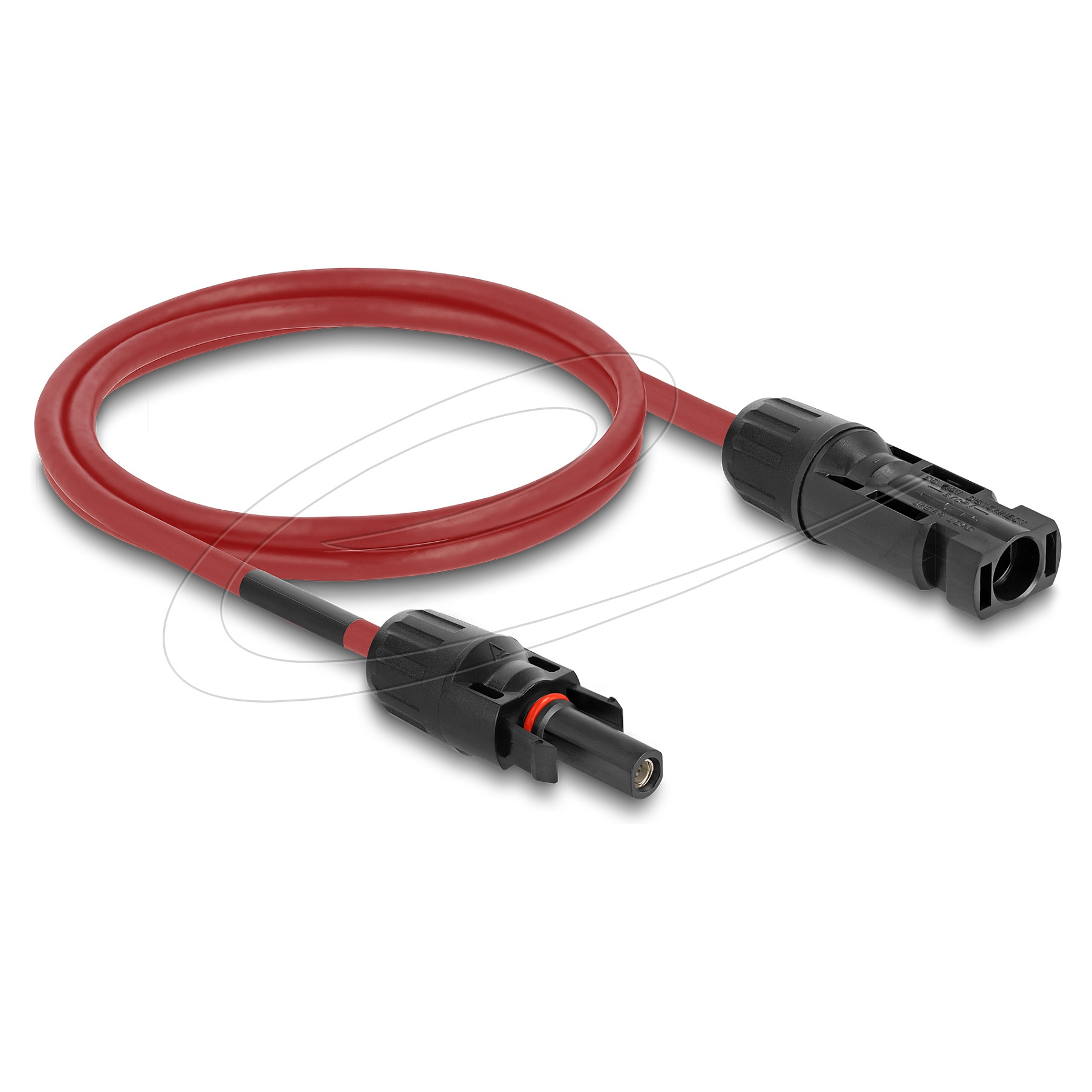 Solarni kabel DELOCK DL4 1m (6 mm², muški na ženski, crveni)-0