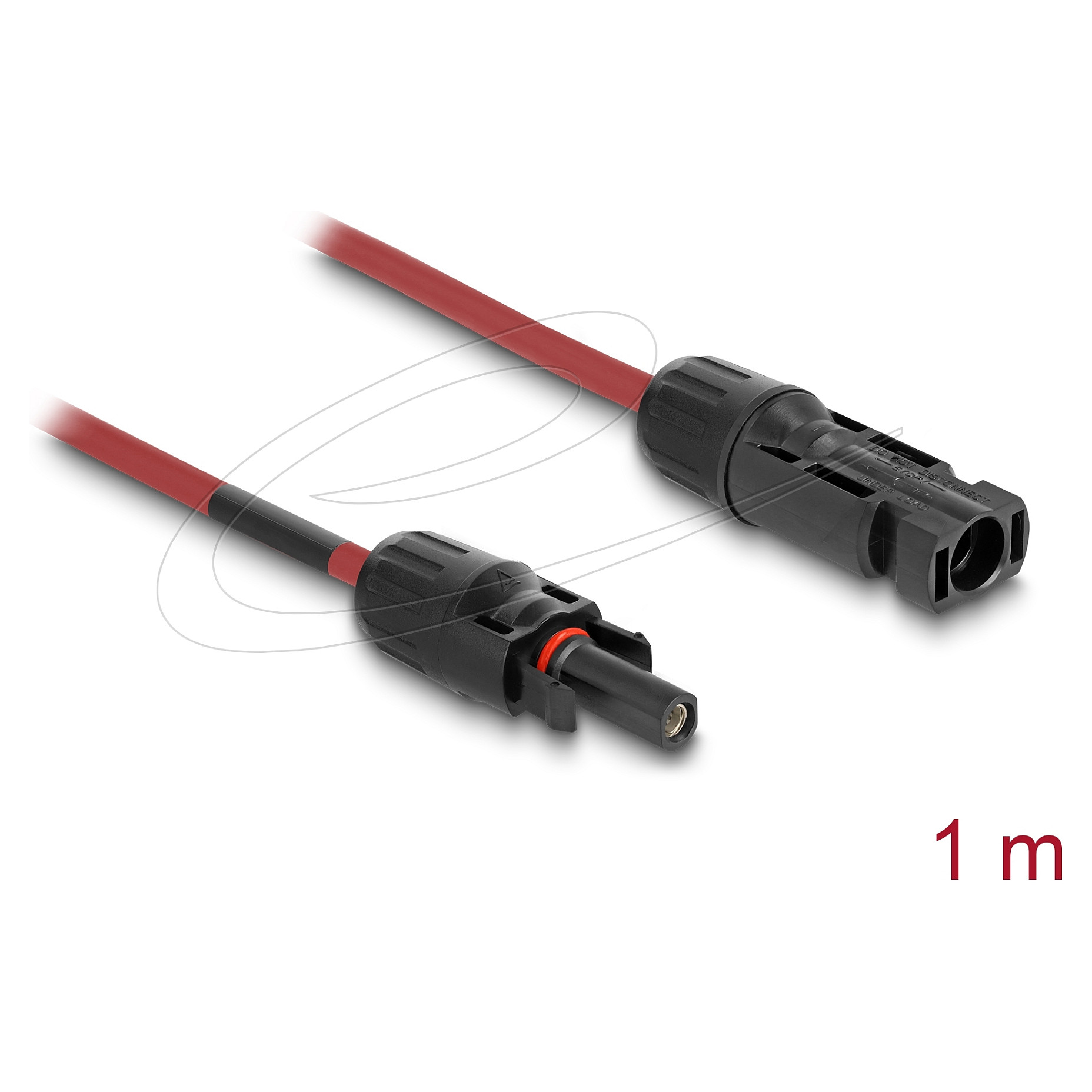 Solarni kabel DELOCK DL4 1m (6 mm², muški na ženski, crveni)-1