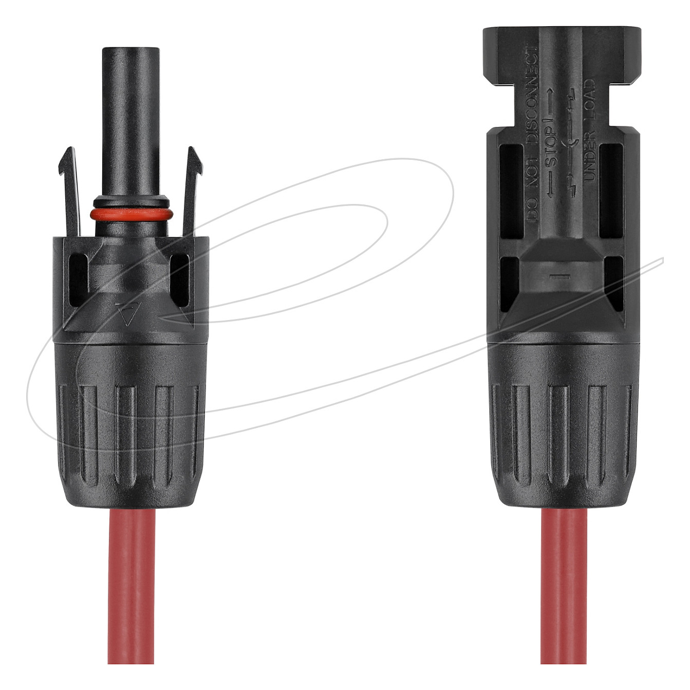 Solarni kabel DELOCK DL4 1m (6 mm², muški na ženski, crveni)-2