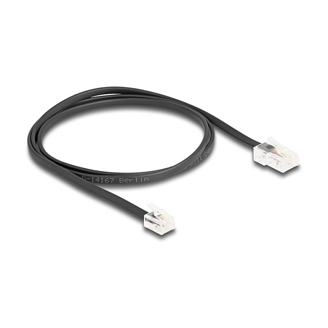 Telefonski kabel DELOCK RJ45 na RJ11, 1 m, crni-1