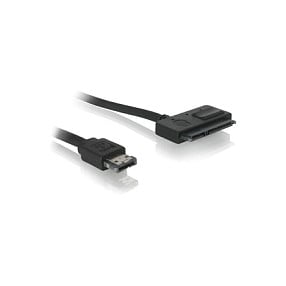 Kabel DELOCK Power Over eSATA na SATA 22-pin (0.5m, za 2.5" HDD/SSD)