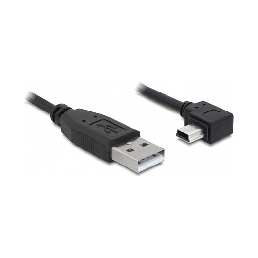 USB kabel DELOCK 82681 (USB-A na Mini-B, 90° lijevi kut, 1 m)-0