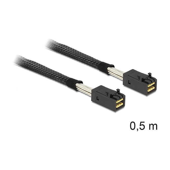 Mini SAS HD kabel DELOCK SFF-8643 na SFF-8643 (0.5m, 12 Gb/s)-0
