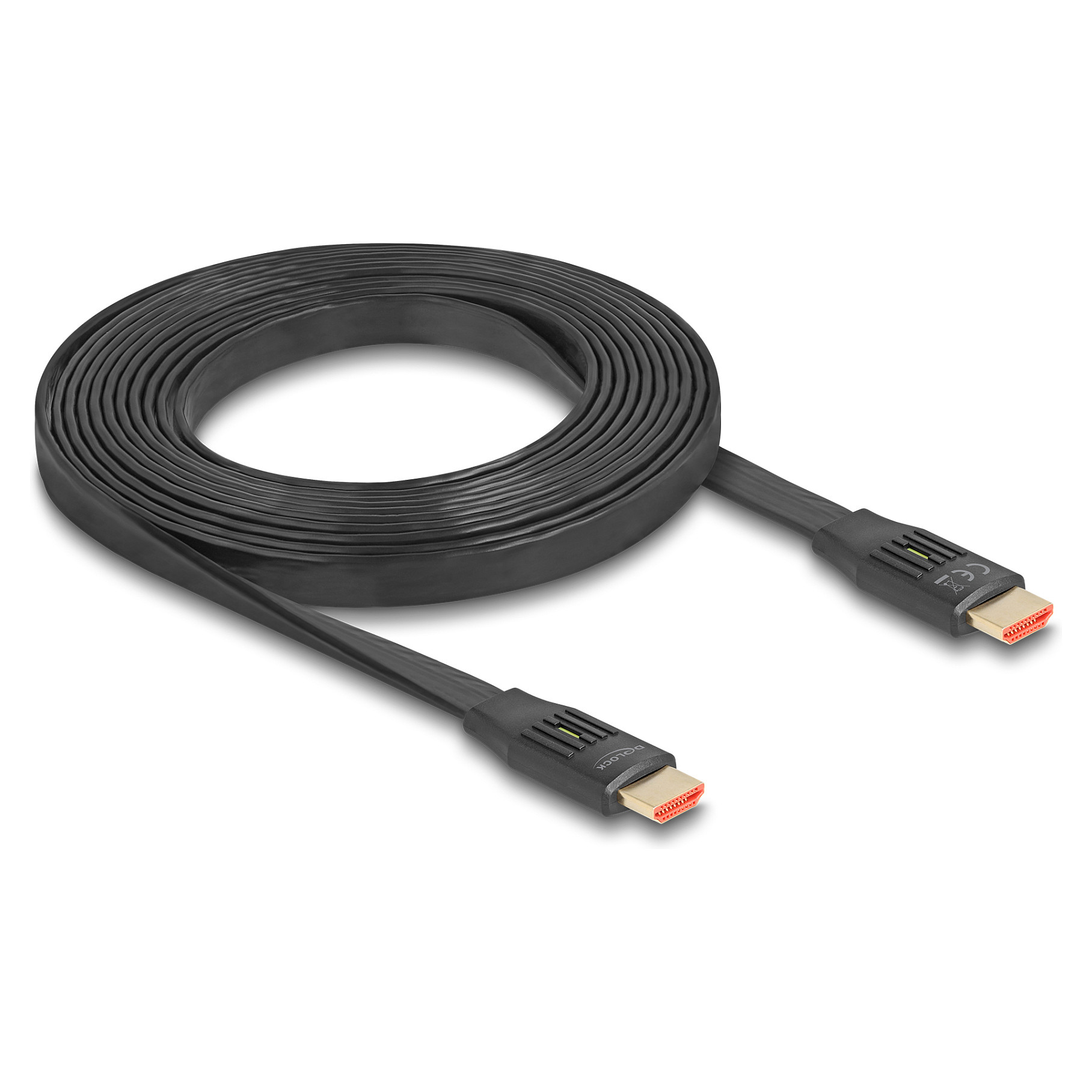 HDMI kabel DELOCK High Speed s Ethernetom 3m (plosnati, 48 Gbps, 8K 60 Hz)