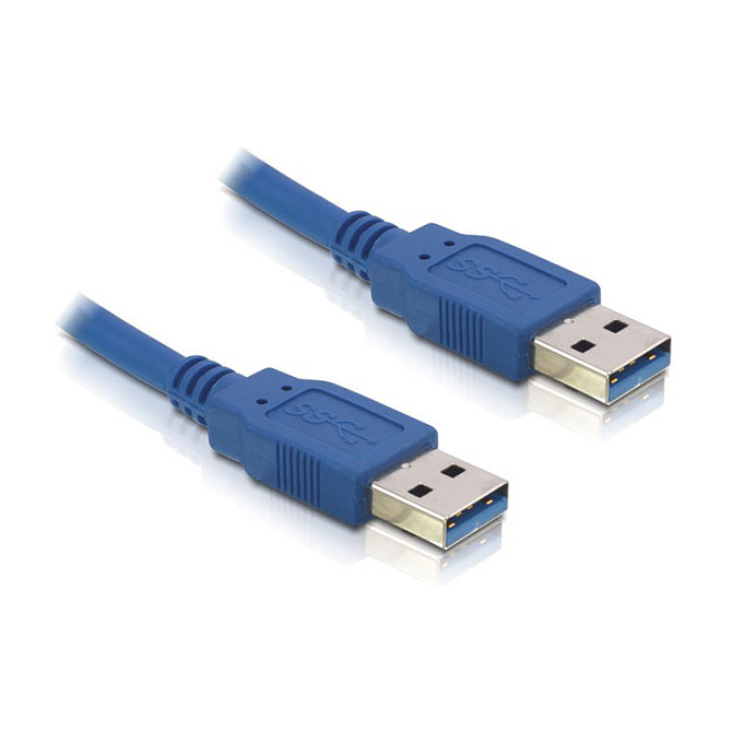 USB kabel DELOCK 83121 (USB-A na USB-A, 5 Gbps, 0.5 m, plavi)-0
