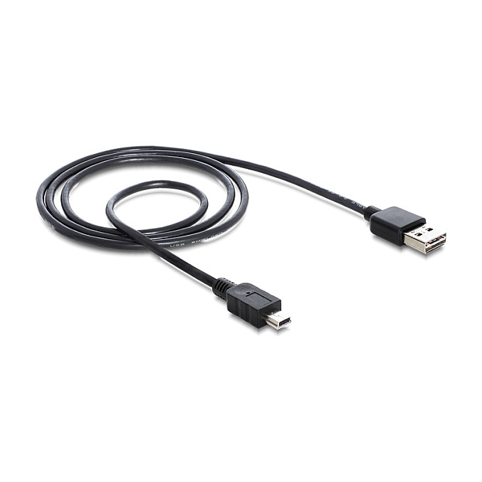 USB kabel DELOCK EASY-USB 2.0 A na Mini-B (3m, reverzibilni A konektor)-1