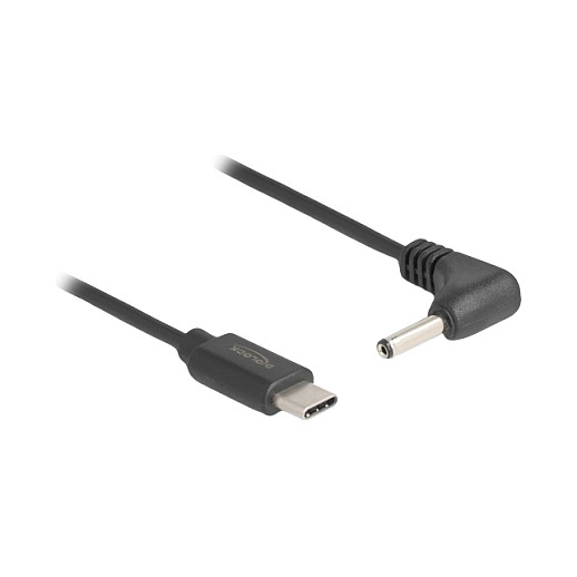 Kabel za napajanje DELOCK 85393 USB-C na DC (3.5 x 1.35 mm, kutni, 1.5 m, 5V / 3A)-0