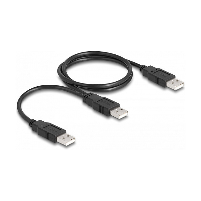 USB kabel DELOCK 80000 (USB-A na 2x USB-A, 0.7 m, Y-kabel)