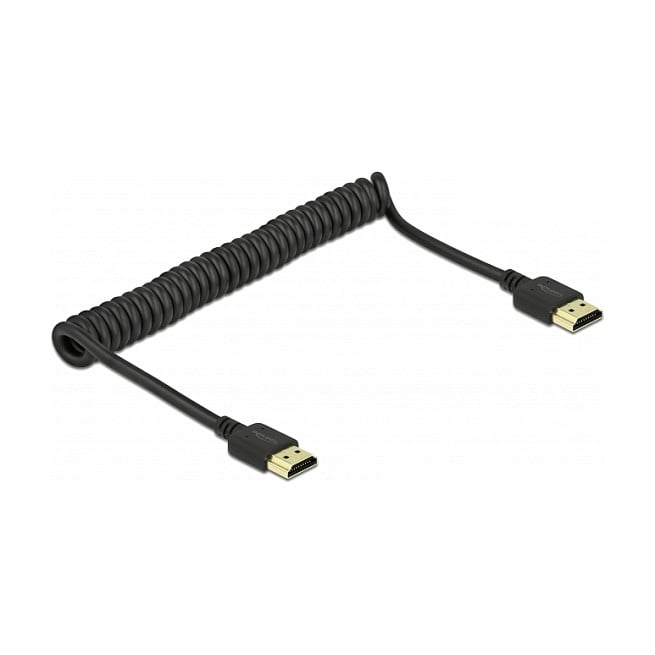 HDMI spiralni kabel DELOCK 84967 (4K 60 Hz, 24-75 cm, Ethernet)