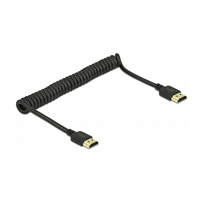 HDMI spiralni kabel DELOCK 84967 (4K 60 Hz, 24-75 cm, Ethernet)-0