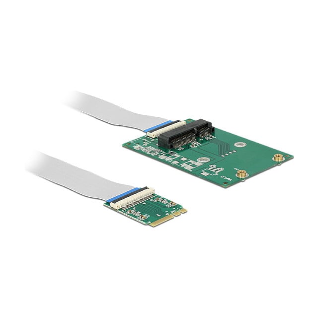 Adapter DELOCK 62848 M.2 Key A+E na Mini PCIe (fleksibilni kabel 15 cm)