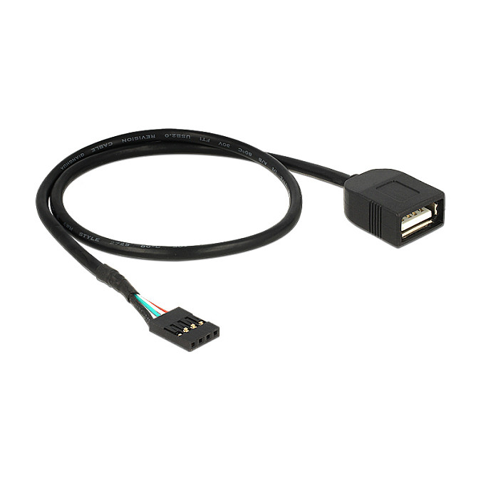 USB kabel DELOCK 83825 (Pin Header na USB-A ženski, 40 cm, za ugradnju)-1