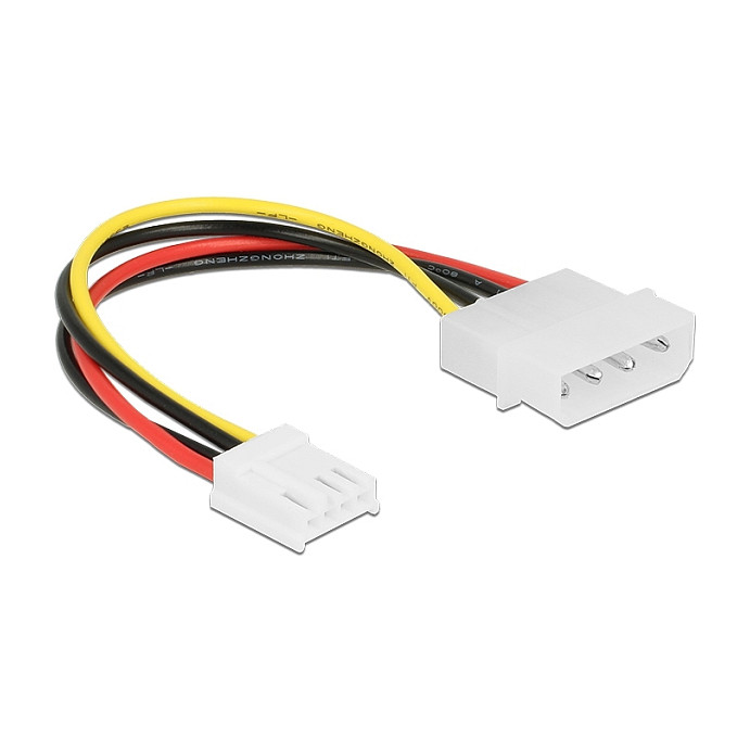 Kabel za napajanje DELOCK 4-pinski muški > 4-pinski Floppy ženski, 15 cm