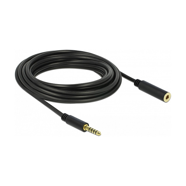 Audio produžni kabel DELOCK 4.4 mm 5-pin (M/Ž) 5m, balansirani