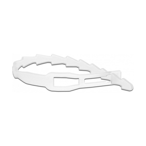 Vezice za kabele DELOCK 19317 višekratne s ušicom za montažu (115 x 4.5 mm, 20 kom, crne)-0