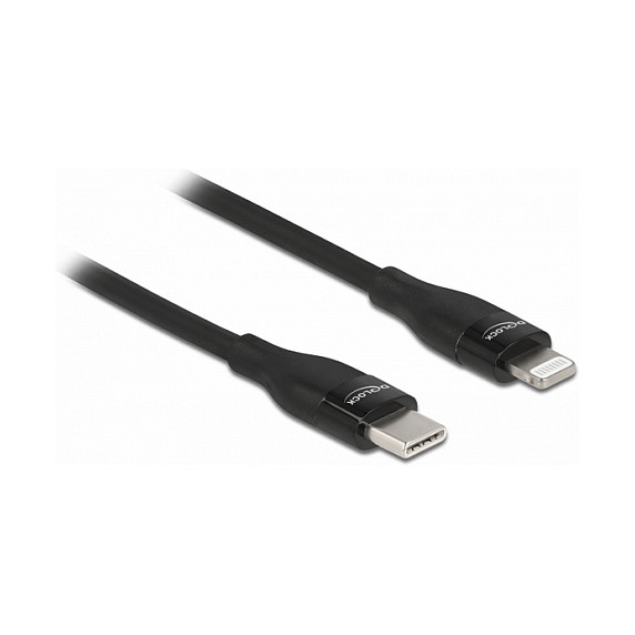 USB-C na Lightning kabel DELOCK 86636 (0.5m, MFi certificiran, crni)-0