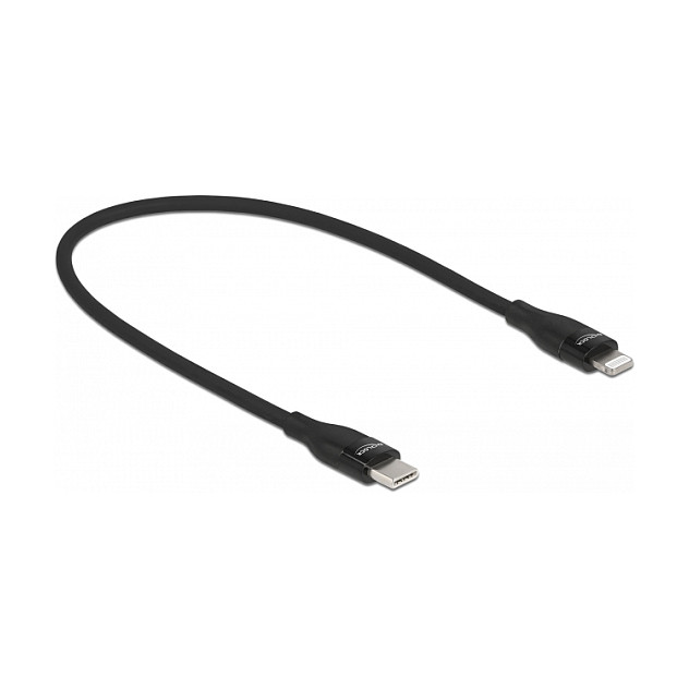 USB-C na Lightning kabel DELOCK 86636 (0.5m, MFi certificiran, crni)-1