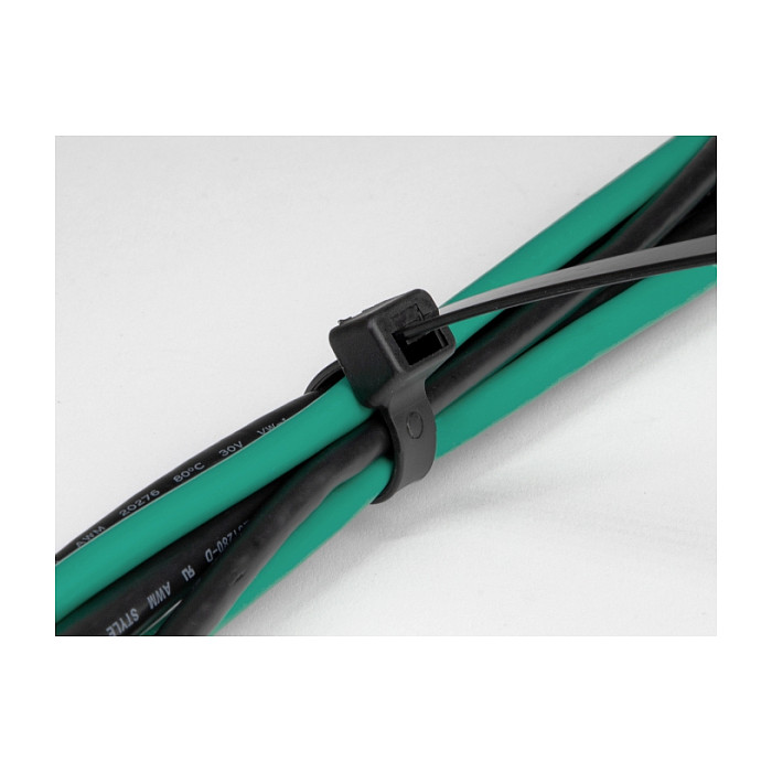 Vezice za kabele DELOCK (300 x 4.8 mm, 100 kom, crne, visoka čvrstoća)-2