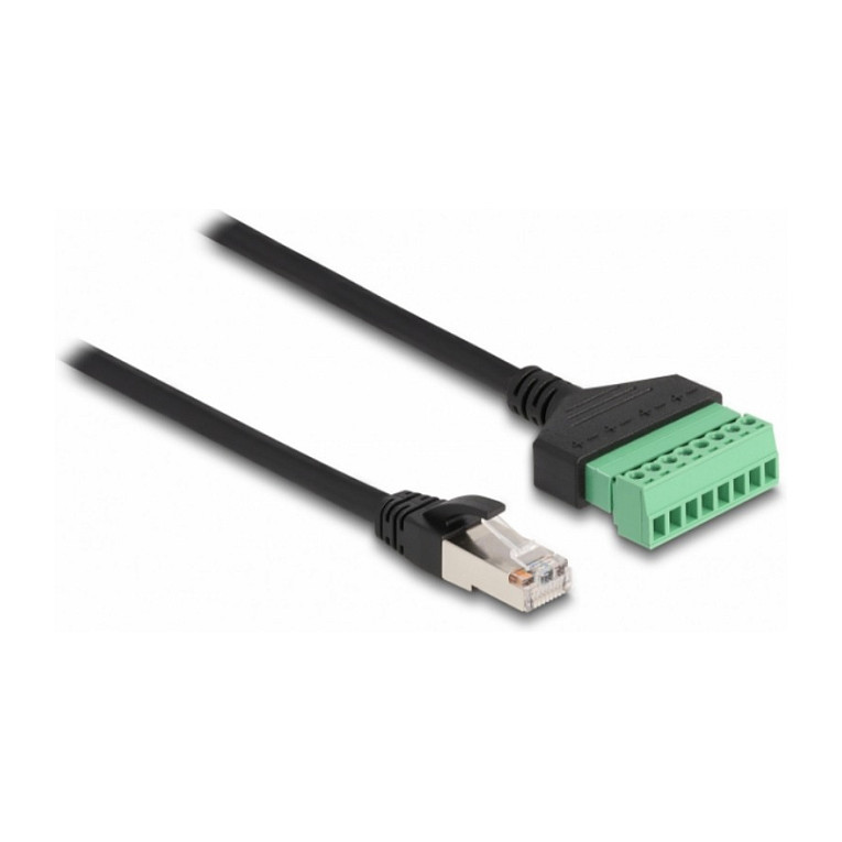 Adapter DELOCK RJ45 na terminalni blok Cat.6 (1 m, 2-dijelni)