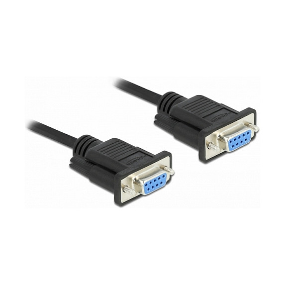 Serijski kabel DELOCK 87278 (RS-232, Null Modem, D-Sub9 Ž/Ž, 1 m)