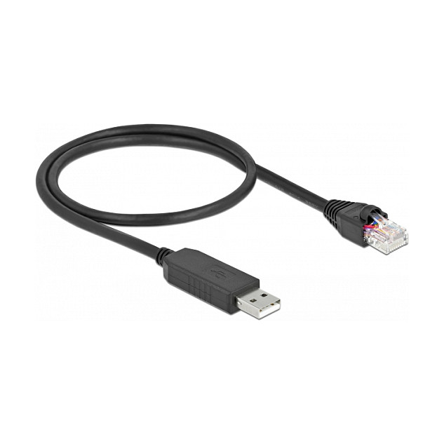 USB na serijski RS-232 RJ45 adapter kabel DELOCK 64159 (FTDI čipset, 0.5m)-1