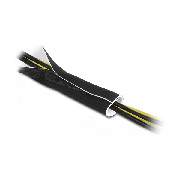 Organizator kabela DELOCK 20864 (1.5 m, Neopren, čičak, crno/bijeli)-1