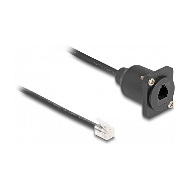 Produžni kabel DELOCK D-Type RJ10 (M/Ž), 30 cm, crni-0