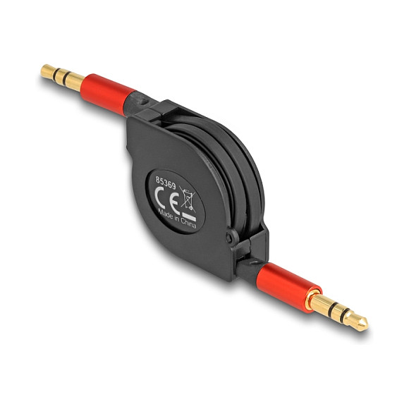 Audio kabel DELOCK 3.5mm na 3.5mm (3-pinski, na uvlačenje, 90 cm)-1