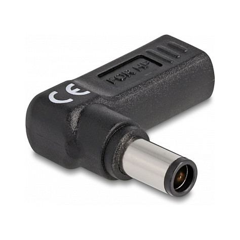 Adapter za napajanje DELOCK USB-C na HP 7.4 x 5.0 mm (90° kutni, do 65W)-1