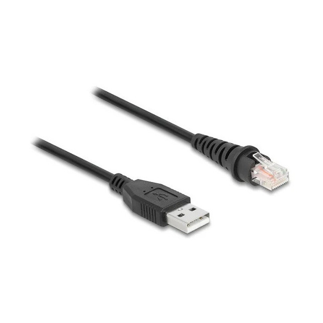 USB Kabel DELOCK 90611 (RJ50 na USB-A, za barkod skener, 2 m)-2
