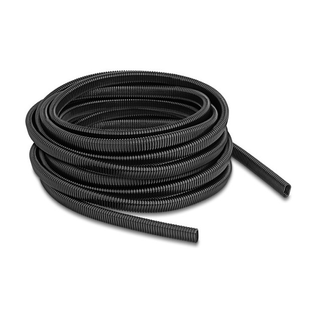 Bužir za kabele DELOCK 60620 ovalni fleksibilni (13.6 x 6.3 mm, 10 m, crni)-0