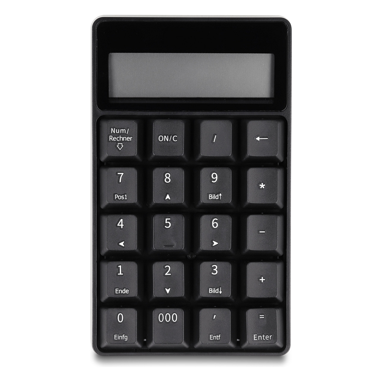 Numerička tipkovnica DELOCK 2u1 bežična (2.4 GHz, funkcija kalkulatora)