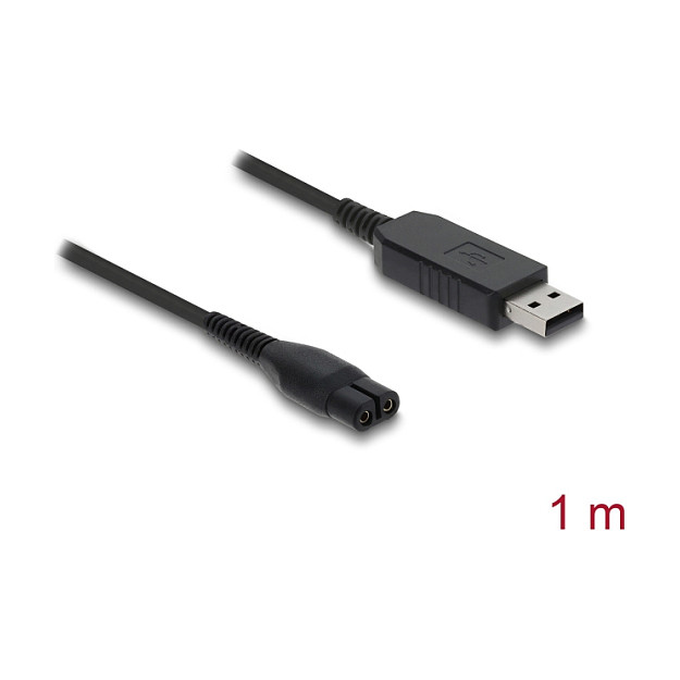 USB kabel za punjenje DELOCK 90979 (za Philips OneBlade, 4.3 V, 1 m)-1