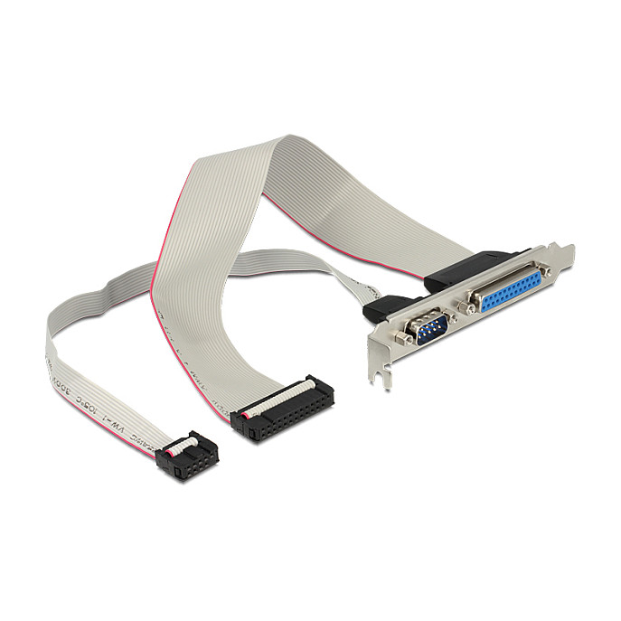 Adapter DELOCK Slot Bracket za 1x Serijski DB9 + 1x Paralelni DB25 port